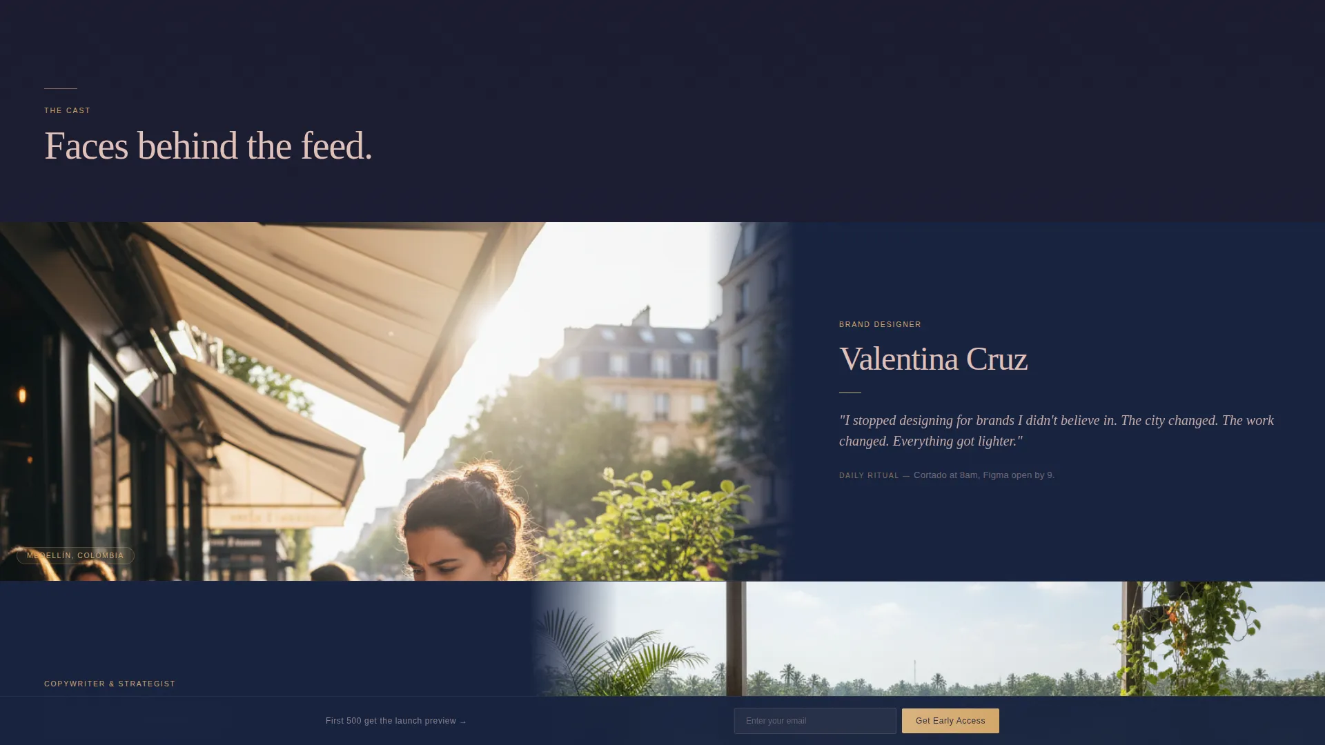 Cinematic Digital Nomad Coming Soon Landing Page
