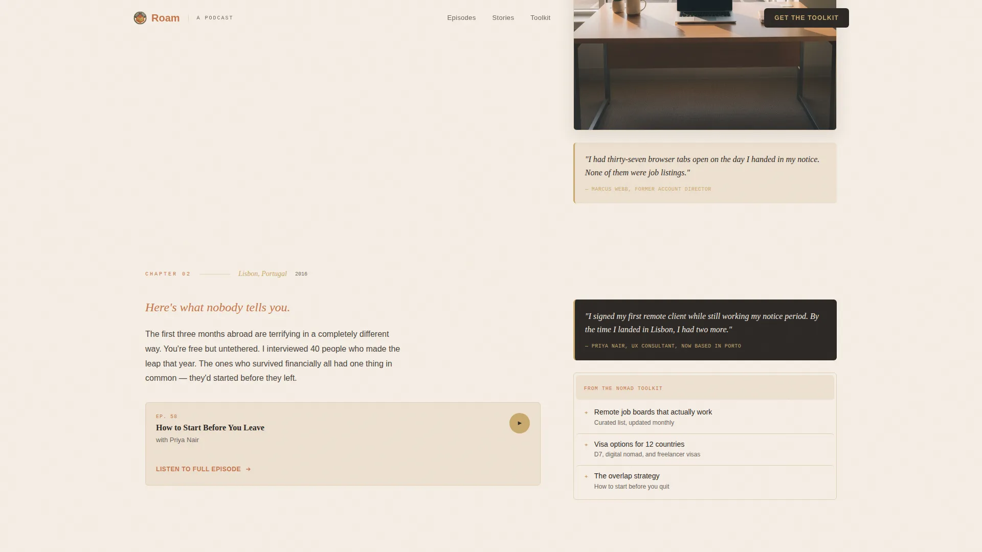 Remote Work & Digital Nomad Content Careers Website Template
