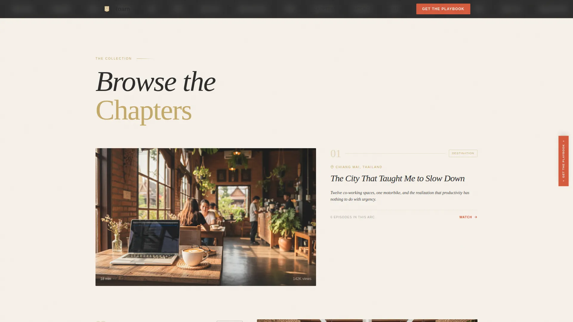Inspiring Backpacker Landing Page Template