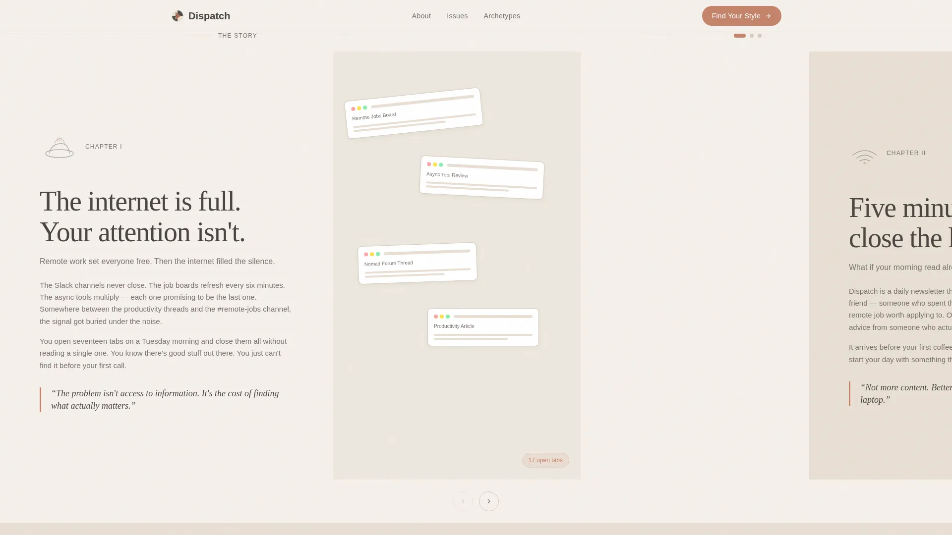 Remote Work Newsletter Landing Page Template
