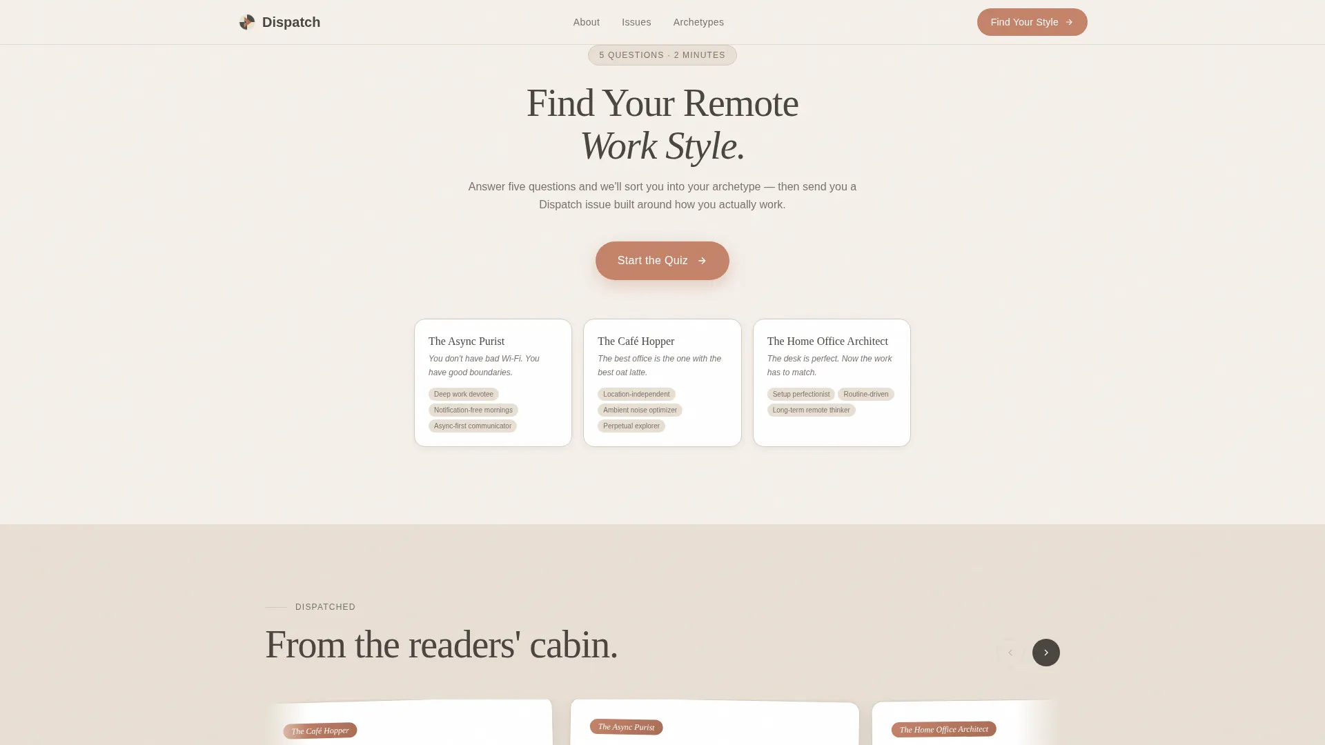 Remote Work Newsletter Landing Page Template