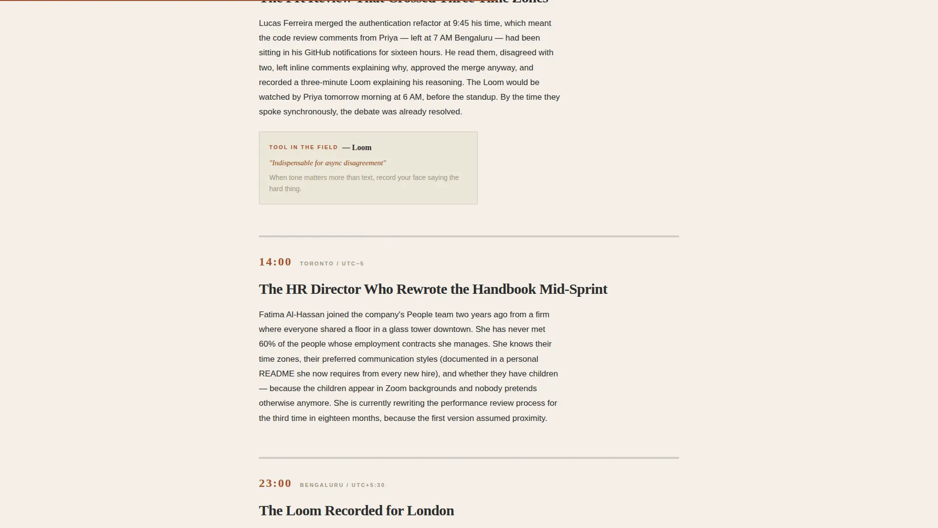 Remote Work Newsletter Blog Website Template