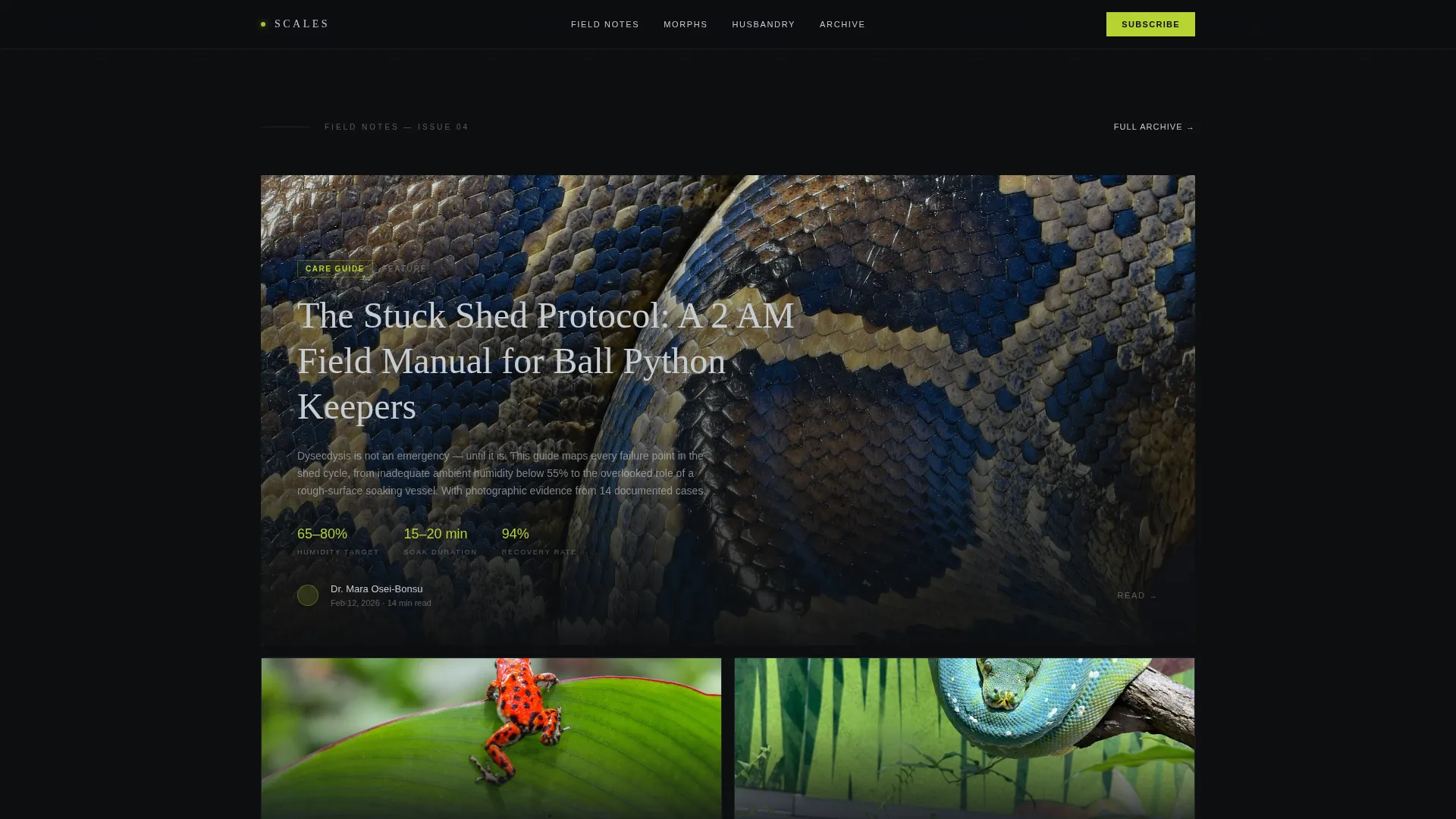 Pet & Animal Blog Specialist Blog Website Template
