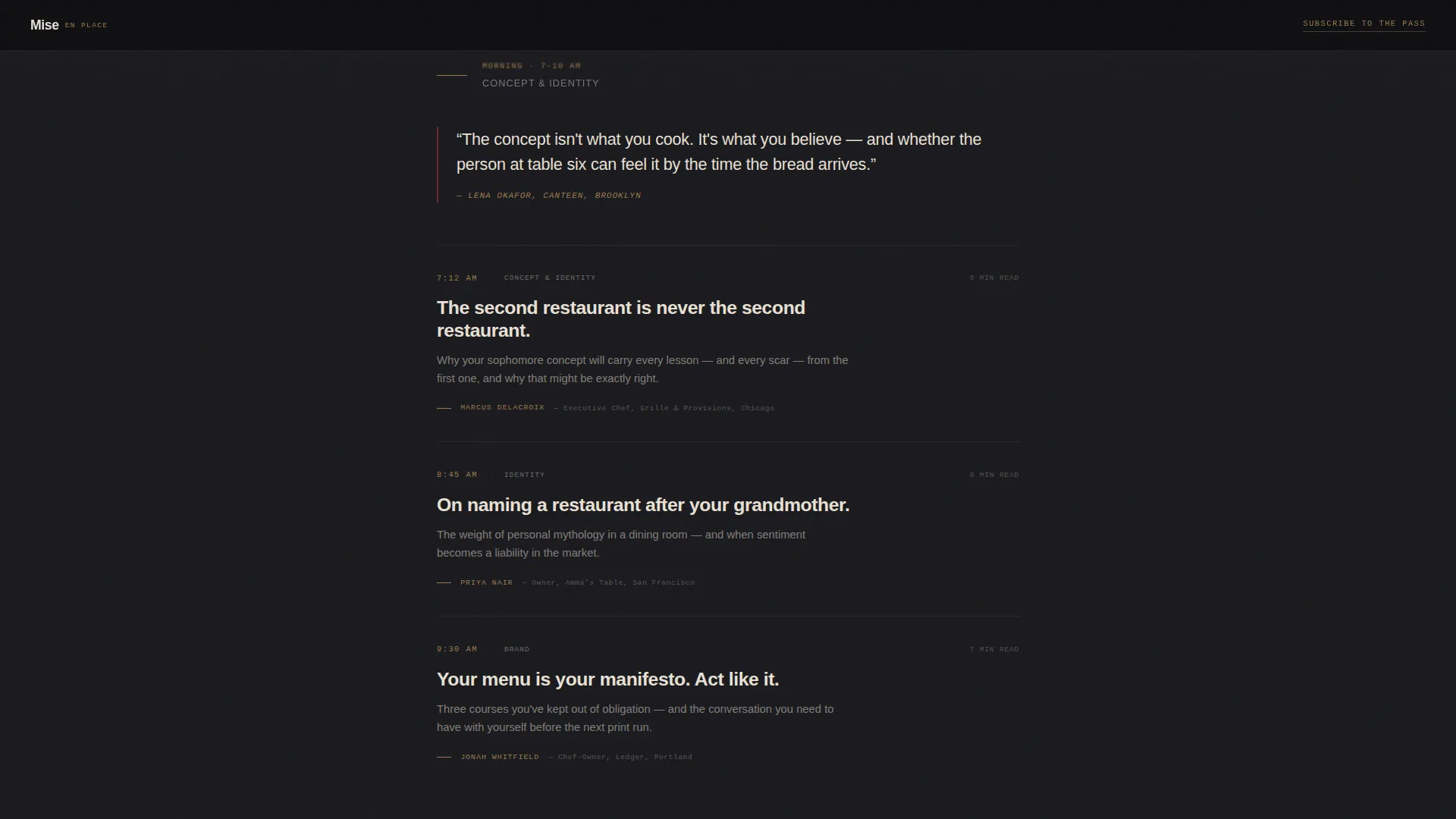 Restaurant Blog & Media Professional Website Template