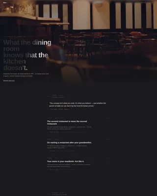Restaurant Blog & Media Professional Website Template
