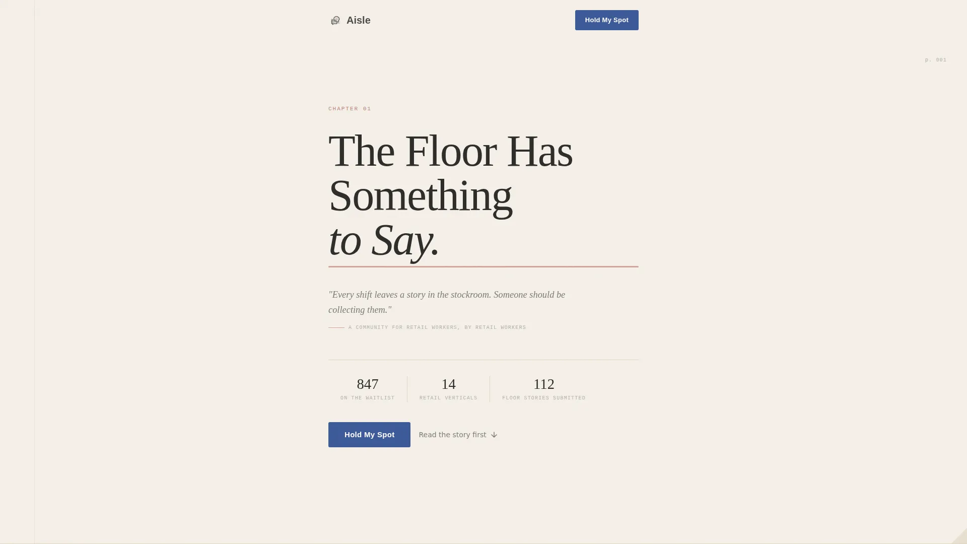 Retail Blog & Media Pre-Launch Website Template