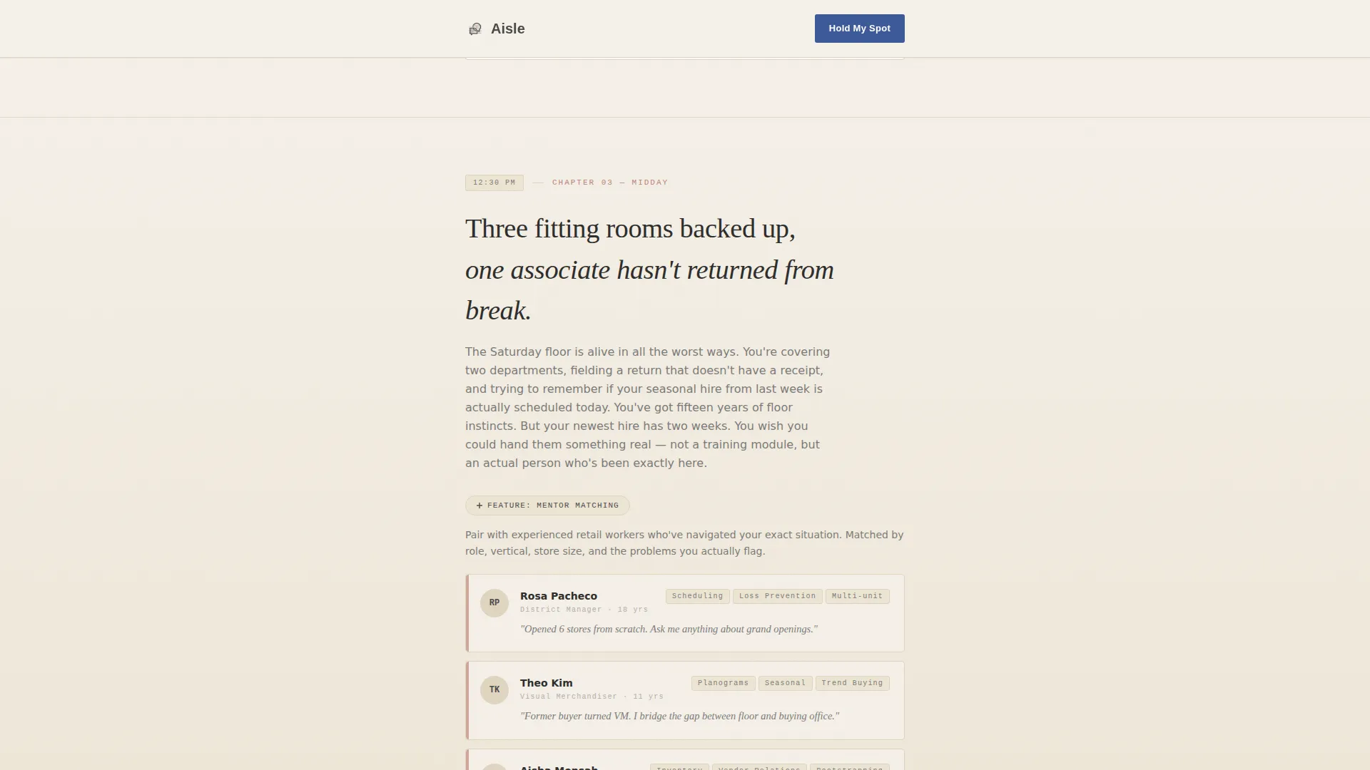 Retail Blog & Media Pre-Launch Website Template