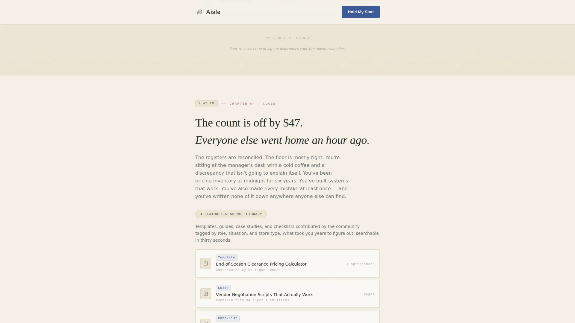 Retail Blog & Media Pre-Launch Website Template