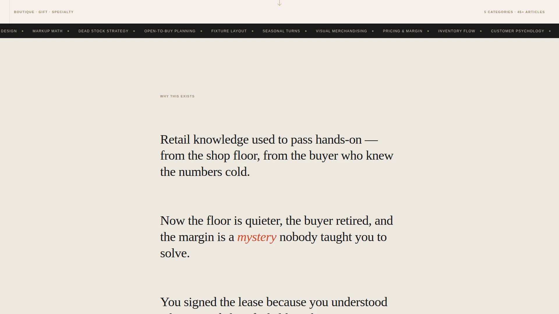 Retail Blog & Media Education Website Template