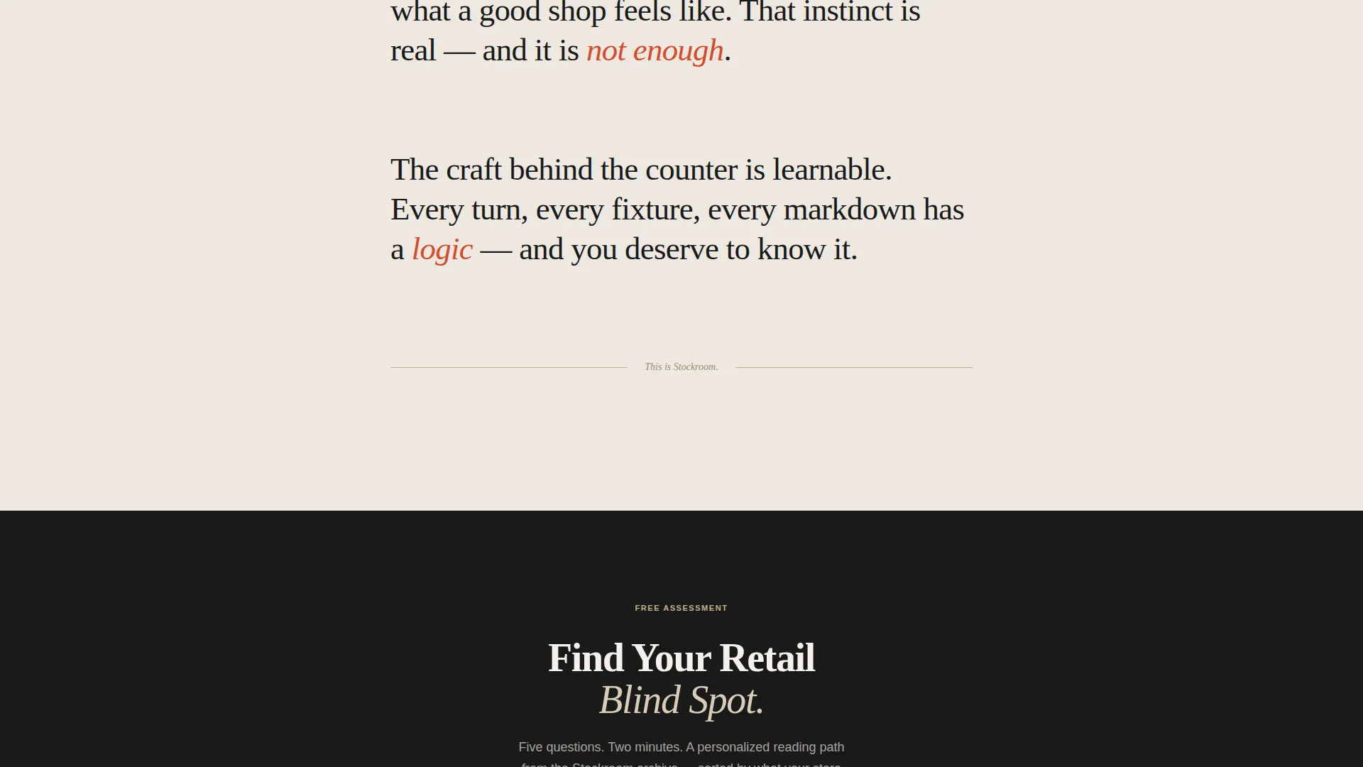 Retail Blog & Media Education Website Template