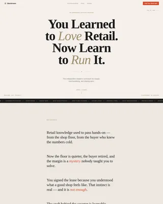 Retail Blog & Media Education Website Template