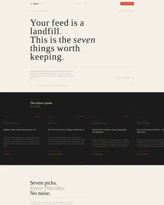 SEO & Content Newsletter Pre-Launch Website Template