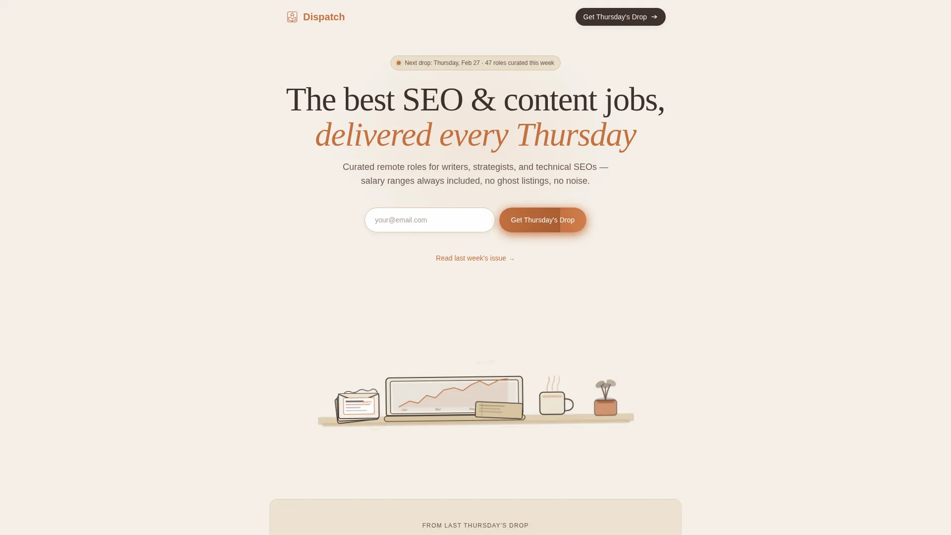Complete SEO & Content Newsletter Blog & Content Website Template