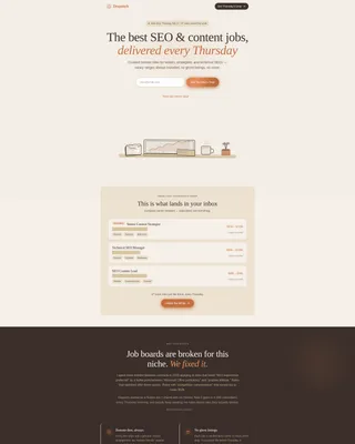 Complete SEO & Content Newsletter Blog & Content Website Template