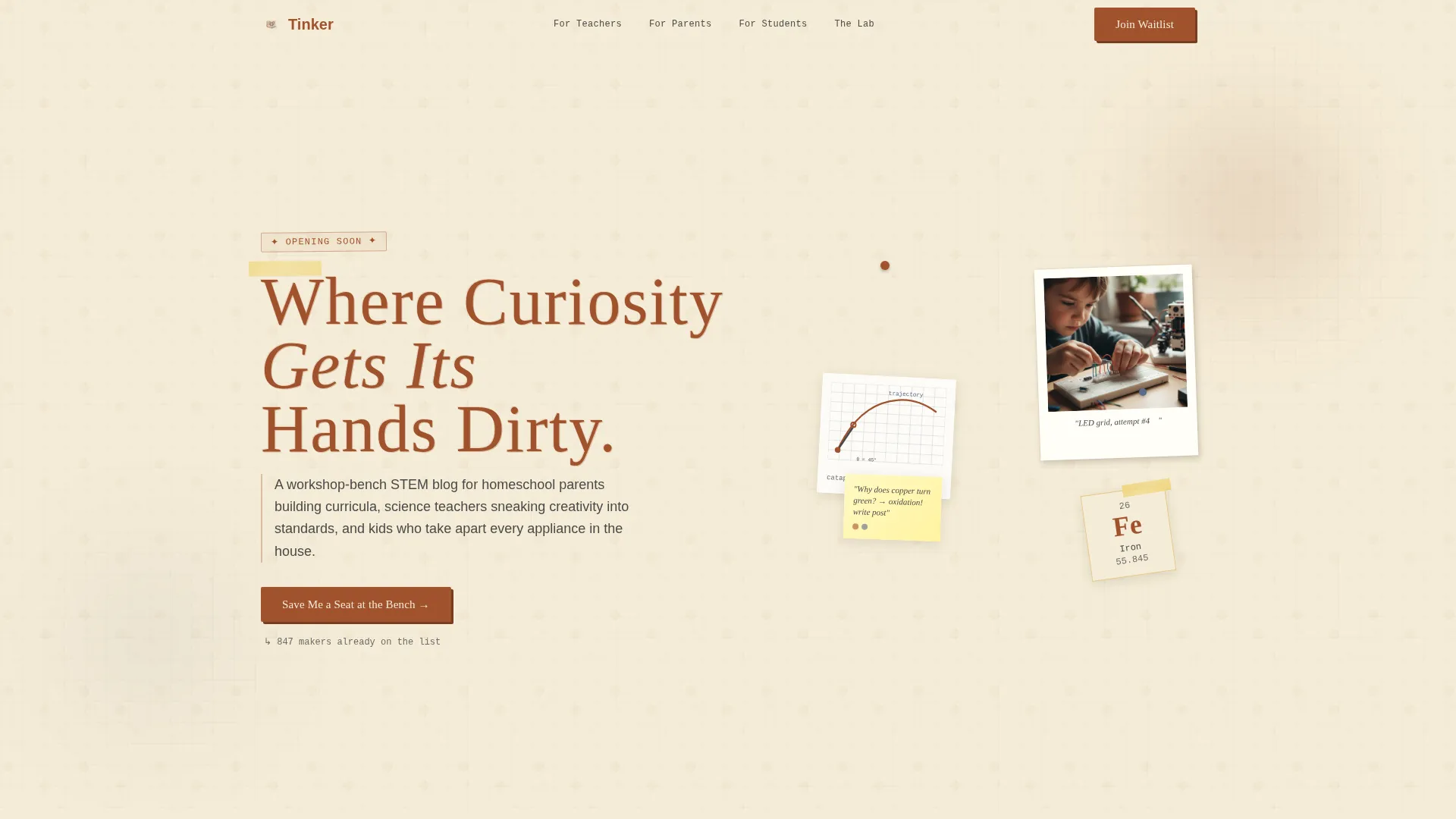 Interactive Education Technology Landing Page Template