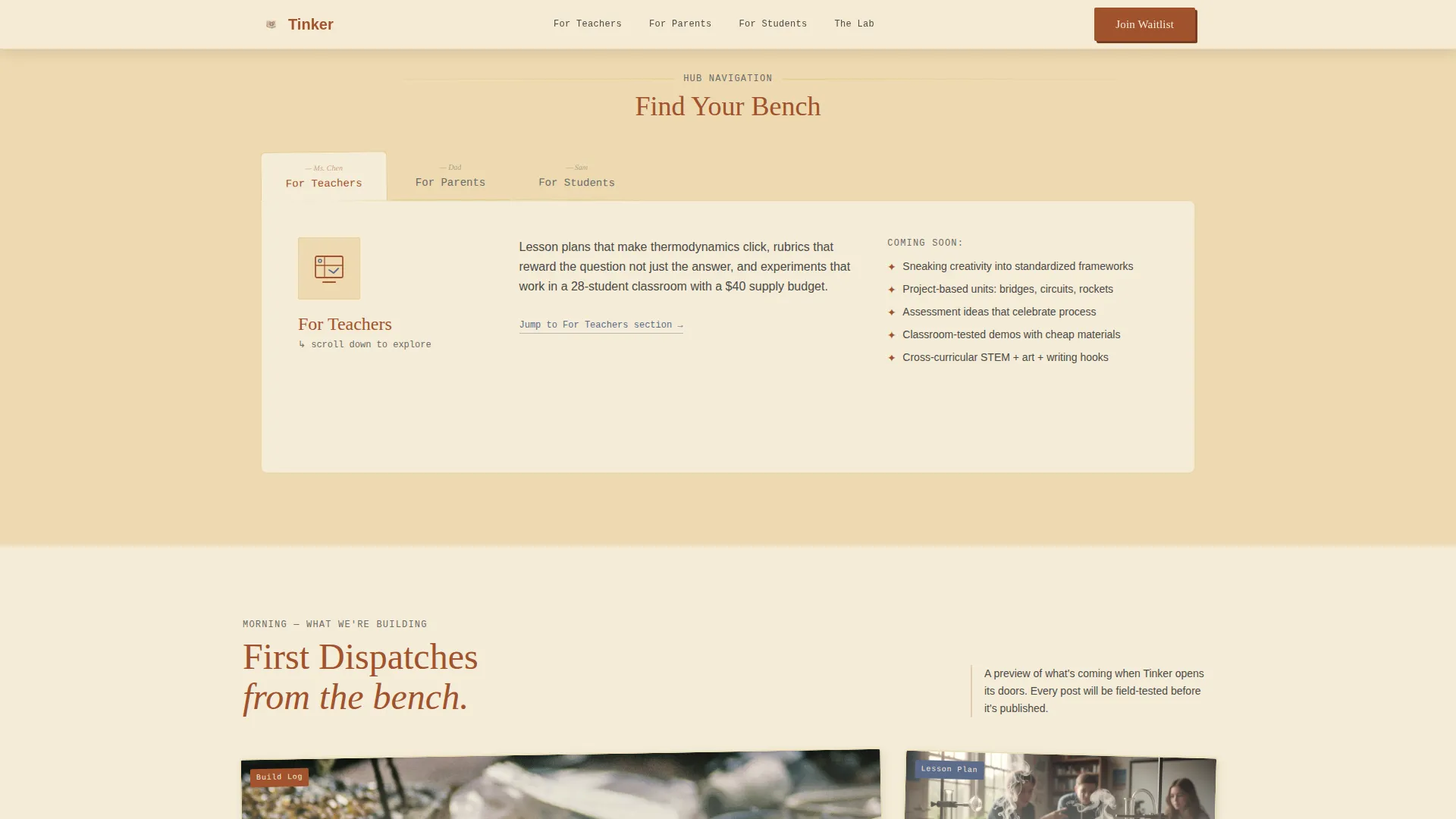 Interactive Education Technology Landing Page Template