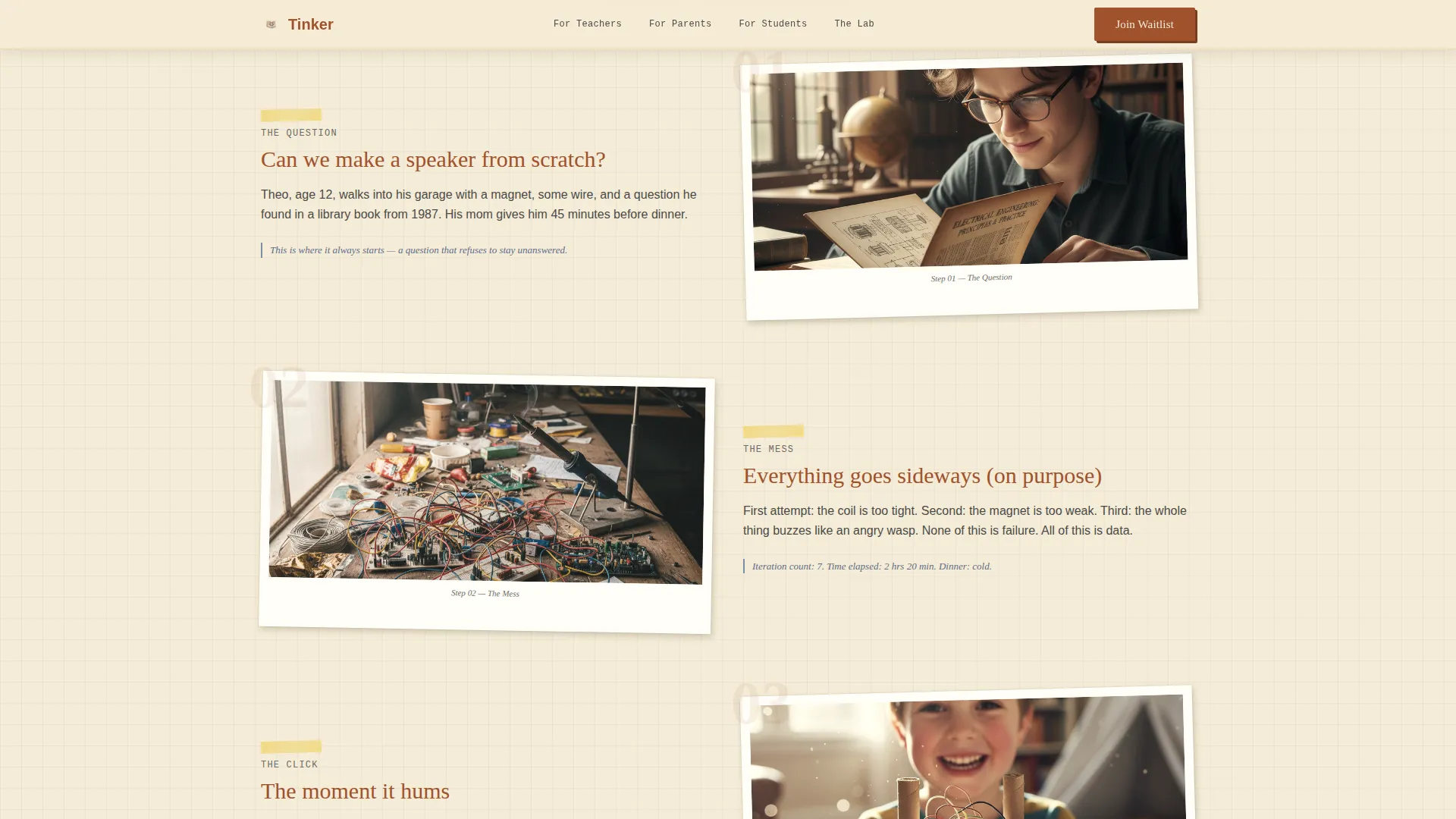 Interactive Education Technology Landing Page Template