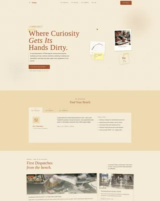 Interactive Education Technology Landing Page Template