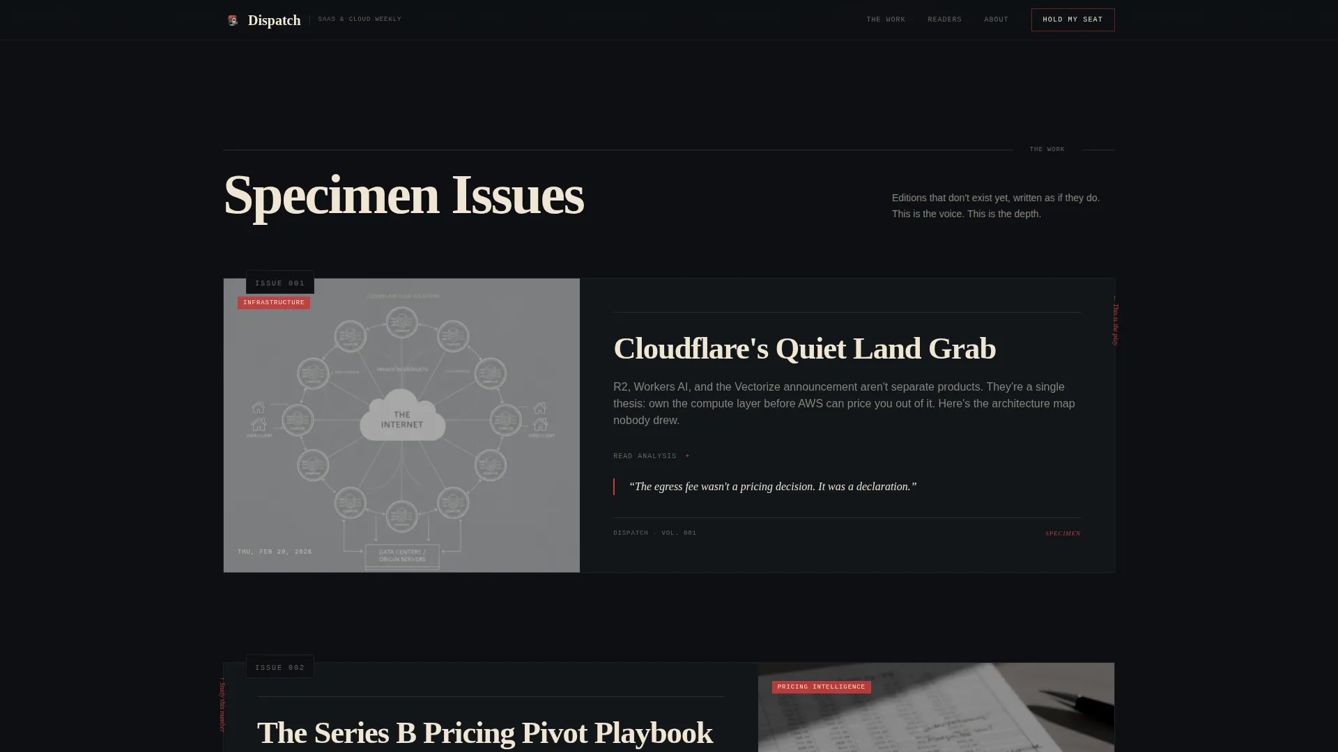 SaaS & Cloud Newsletter Landing Page Template