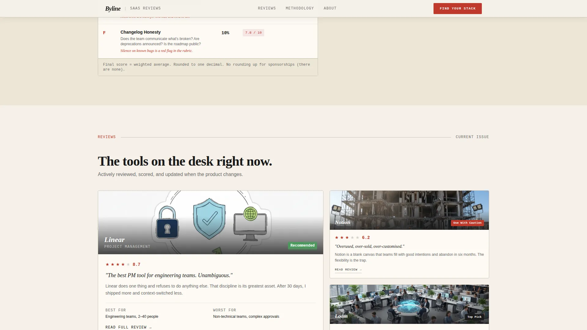 Honest SaaS Review Blog Landing Page Template