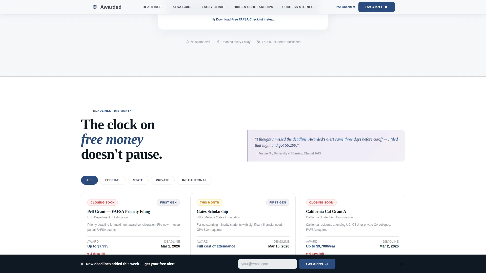 Education & Career Blog Blog Website Template