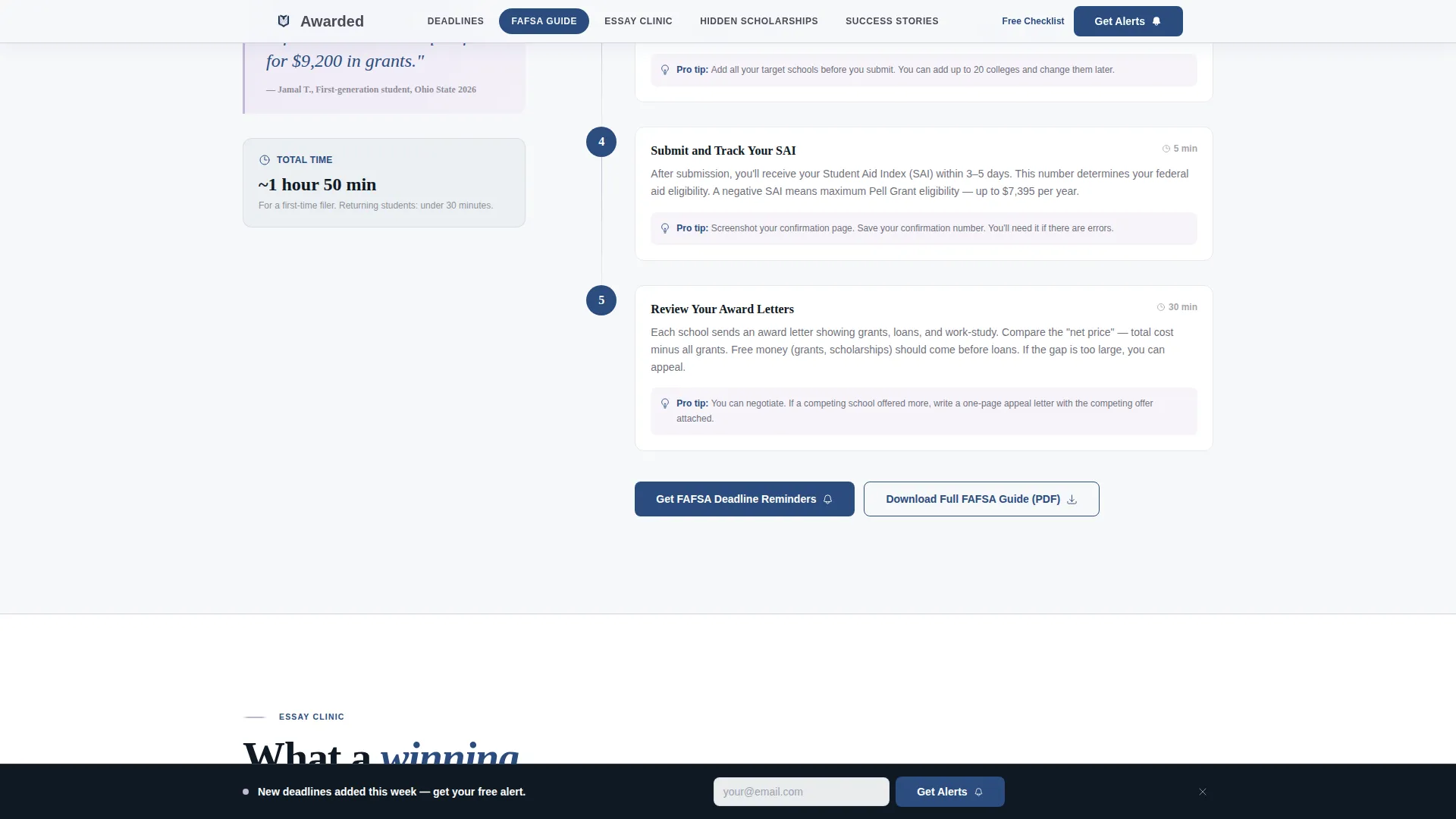 Education & Career Blog Blog Website Template