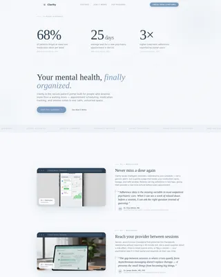 Psychiatrist Booking Website Template