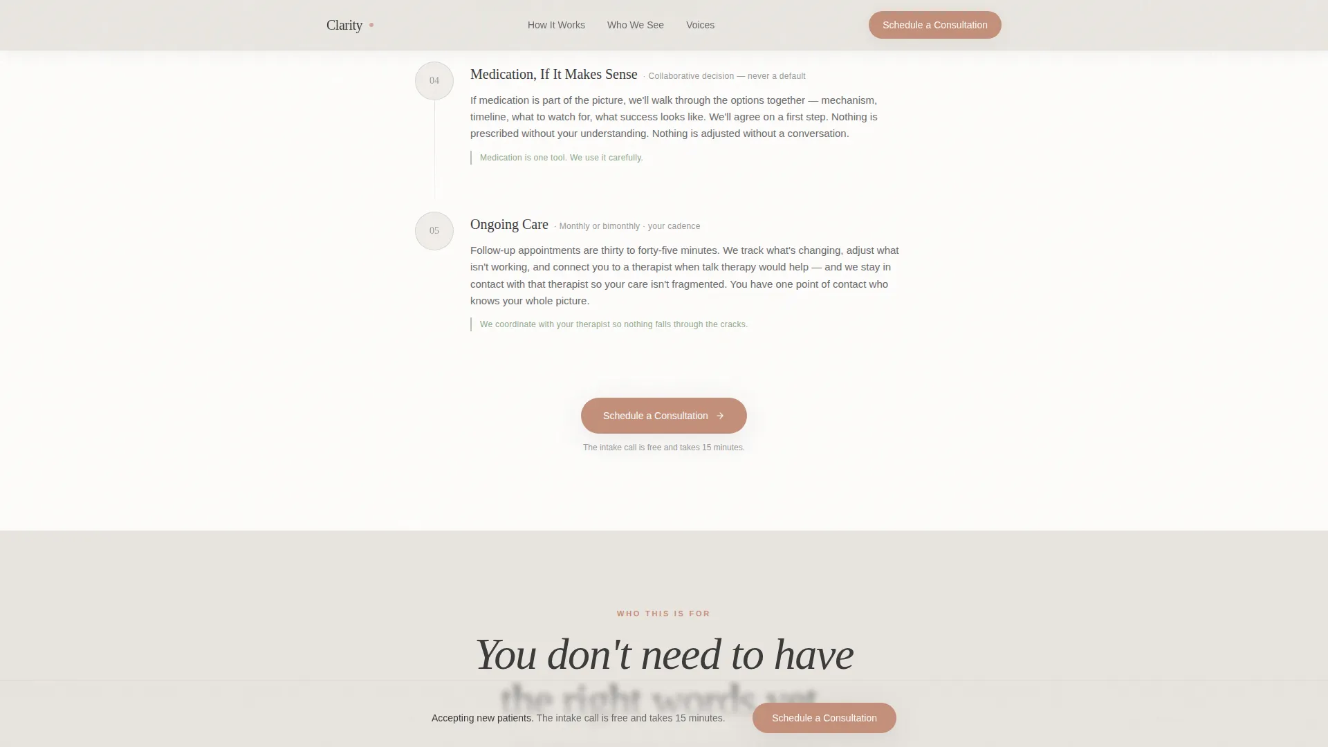 Mental Health & Psychiatry Blog Website Template