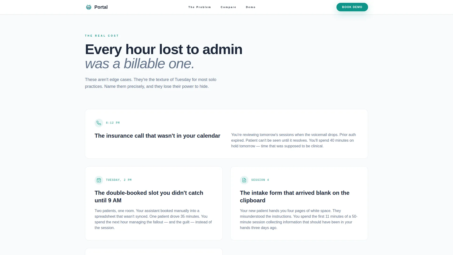 Psychologist Specialist Booking Website Template