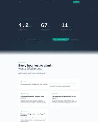 Psychologist Specialist Booking Website Template