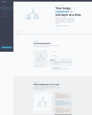 Pulmonologist Booking Website Template