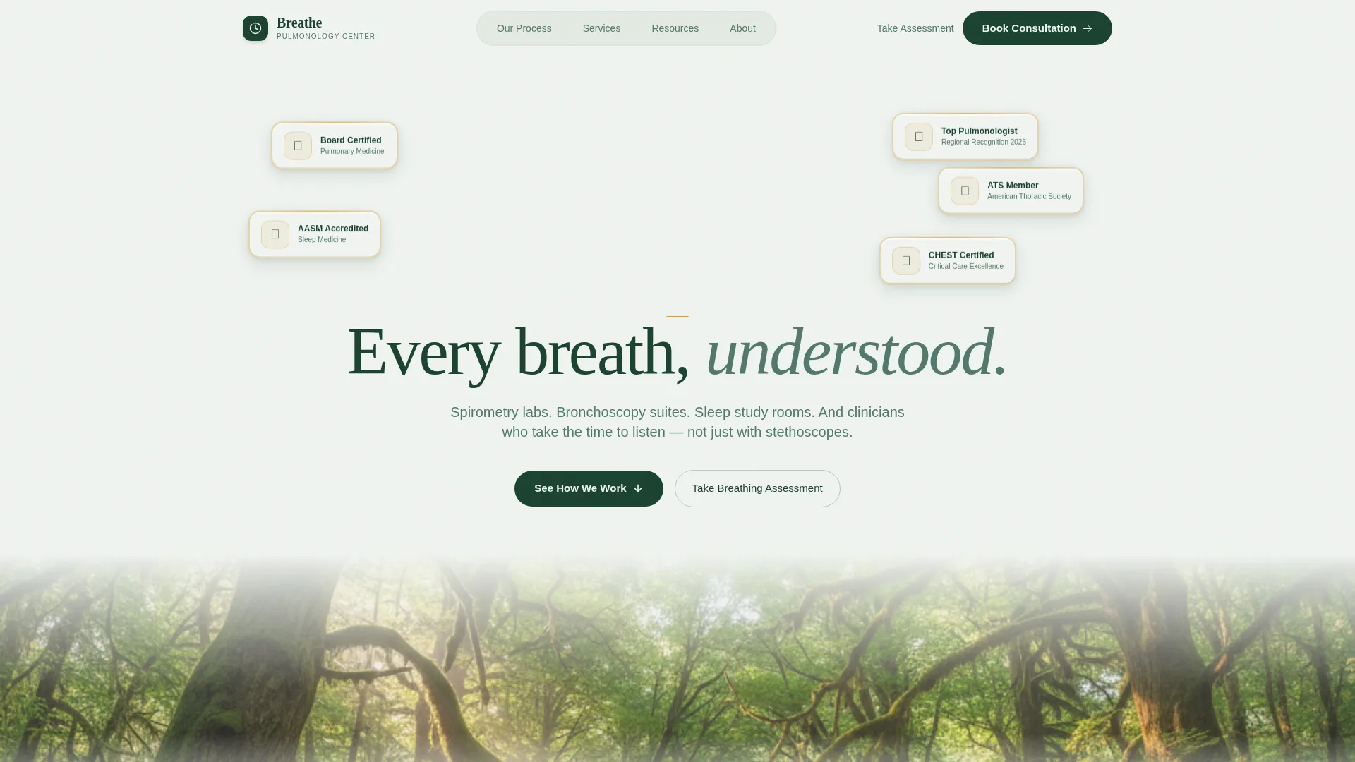 Pulmonology Medicine Professional Website Template