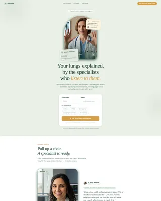 Pulmonology Medicine Education Website Template