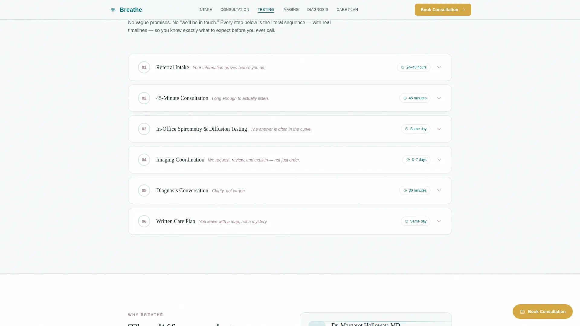 Pulmonology Medicine Specialist Booking Website Template
