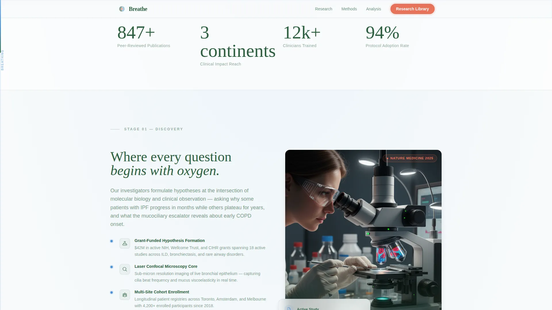 Pulmonology Medicine Specialist Professional Website Template