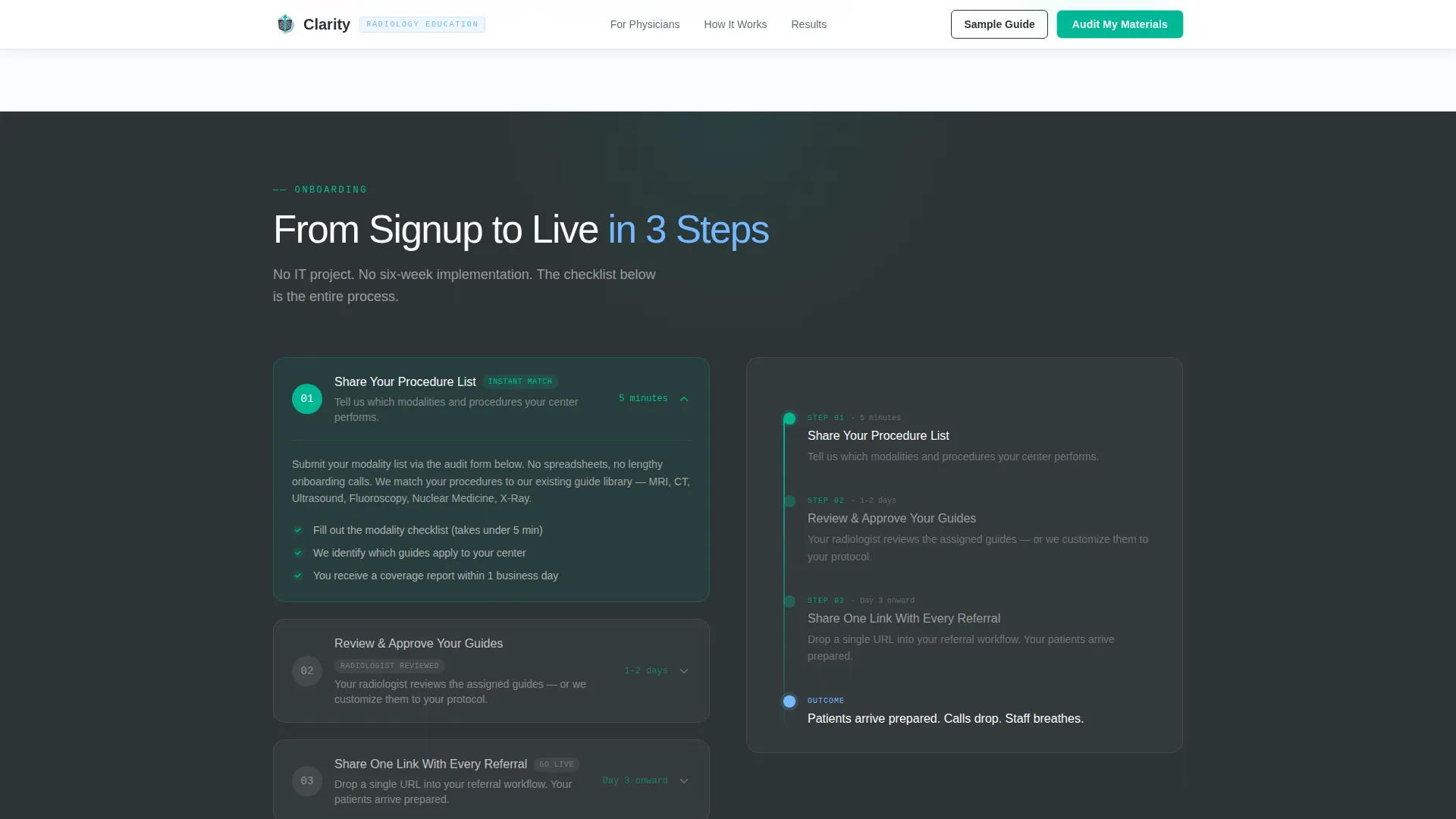 Radiologist Comparison Website Template
