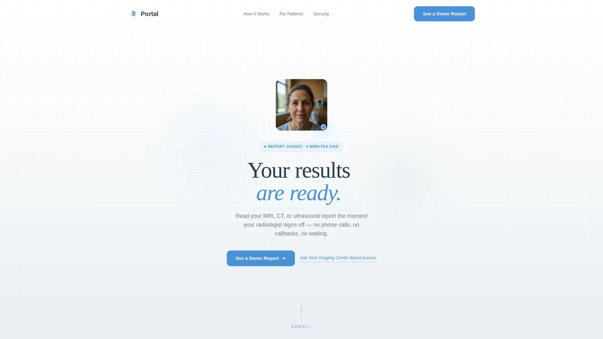 Radiologist Reviews Website Template