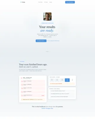 Radiologist Reviews Website Template
