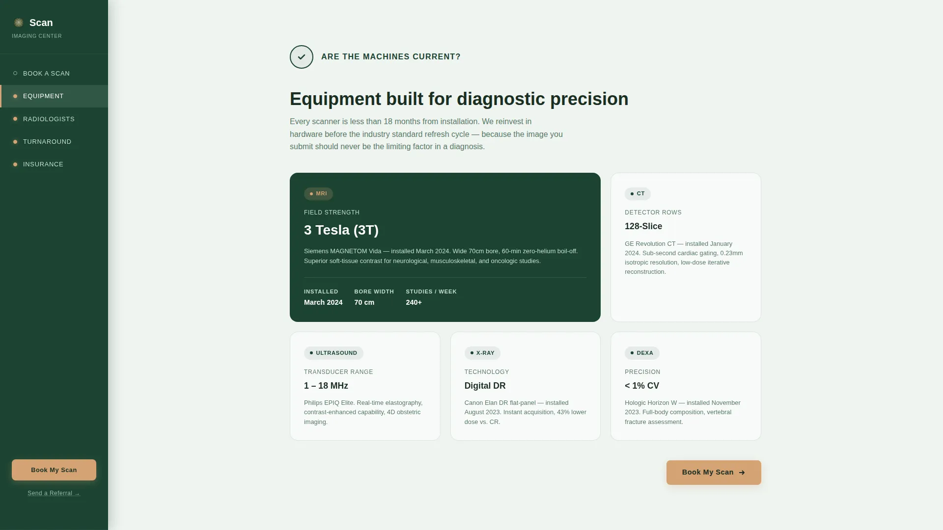 Diagnostic Lab & Imaging Booking Website Template