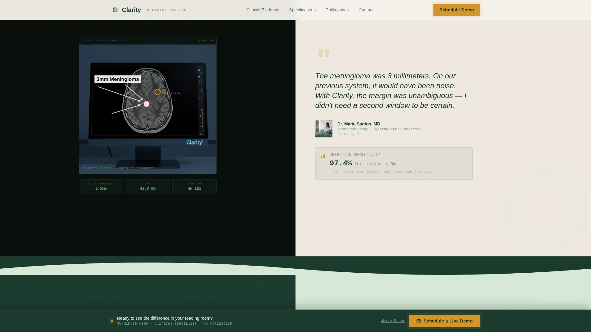 Radiology Medicine Booking Website Template