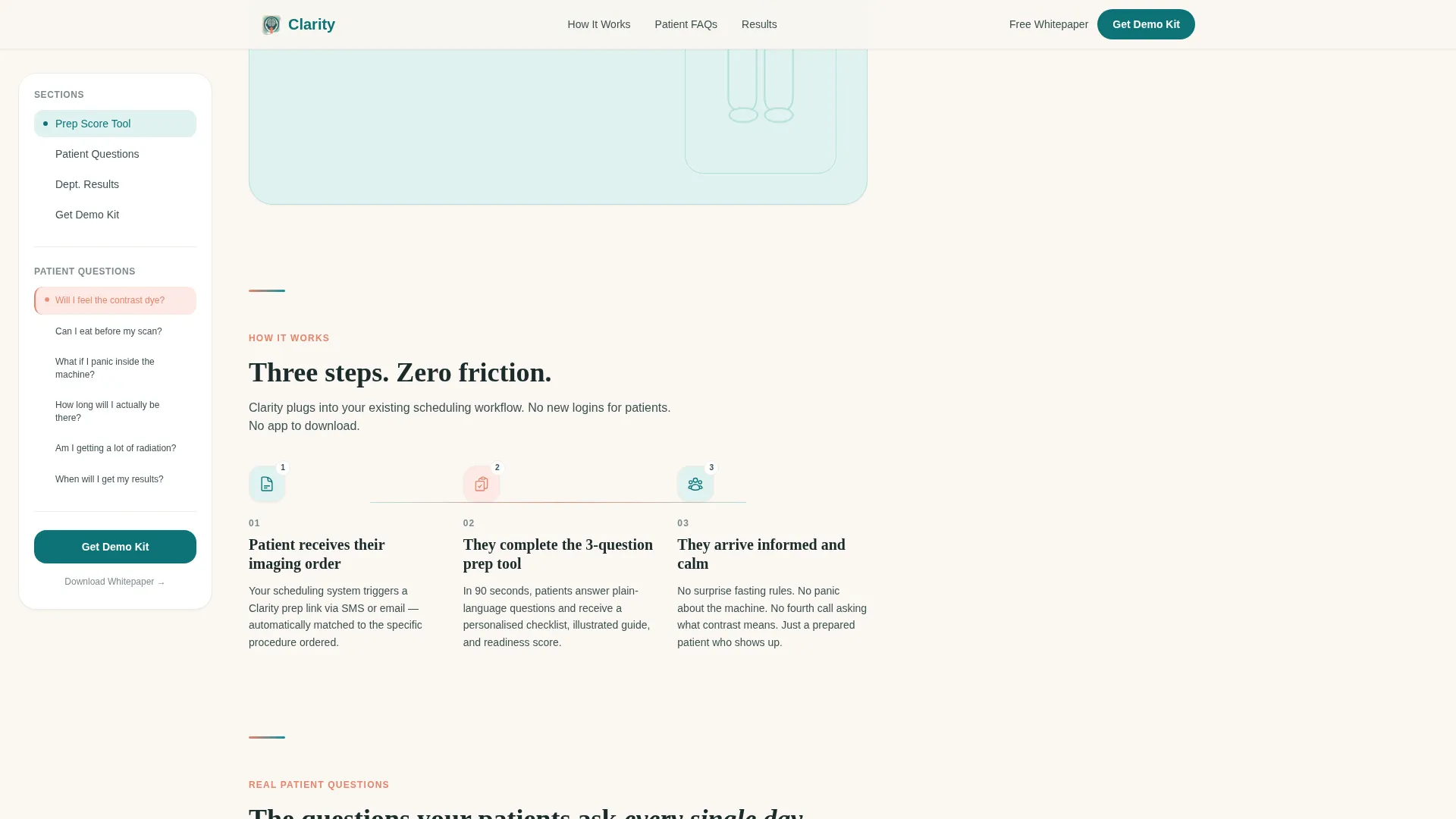 Radiology Medicine FAQ Website Template