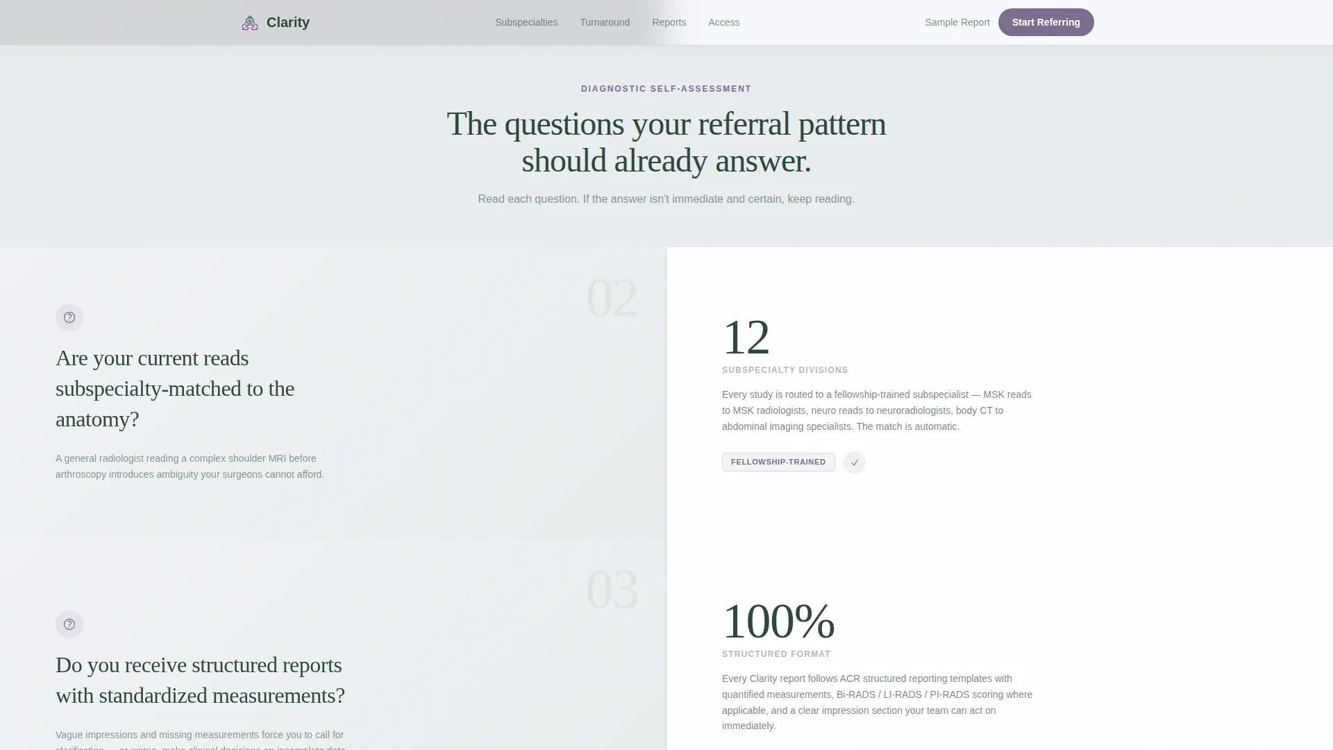 Radiology Medicine Professional Website Template