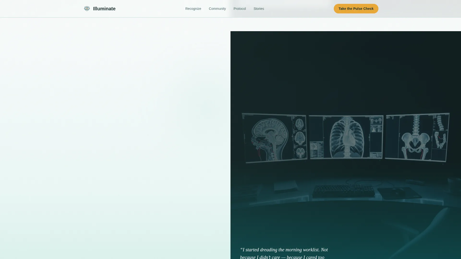Radiology Medicine Specialist Professional Website Template