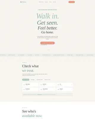 Urgent Care & Walk-In Booking Website Template