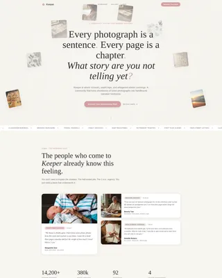 Scrapbooking & Memory Keeping Content Professional Website Template