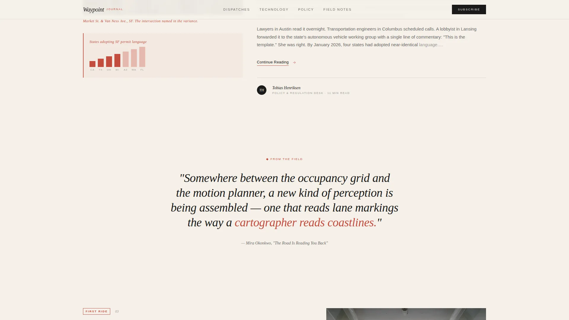 Auto & Mobility Blog Portfolio & Case Study Website Template