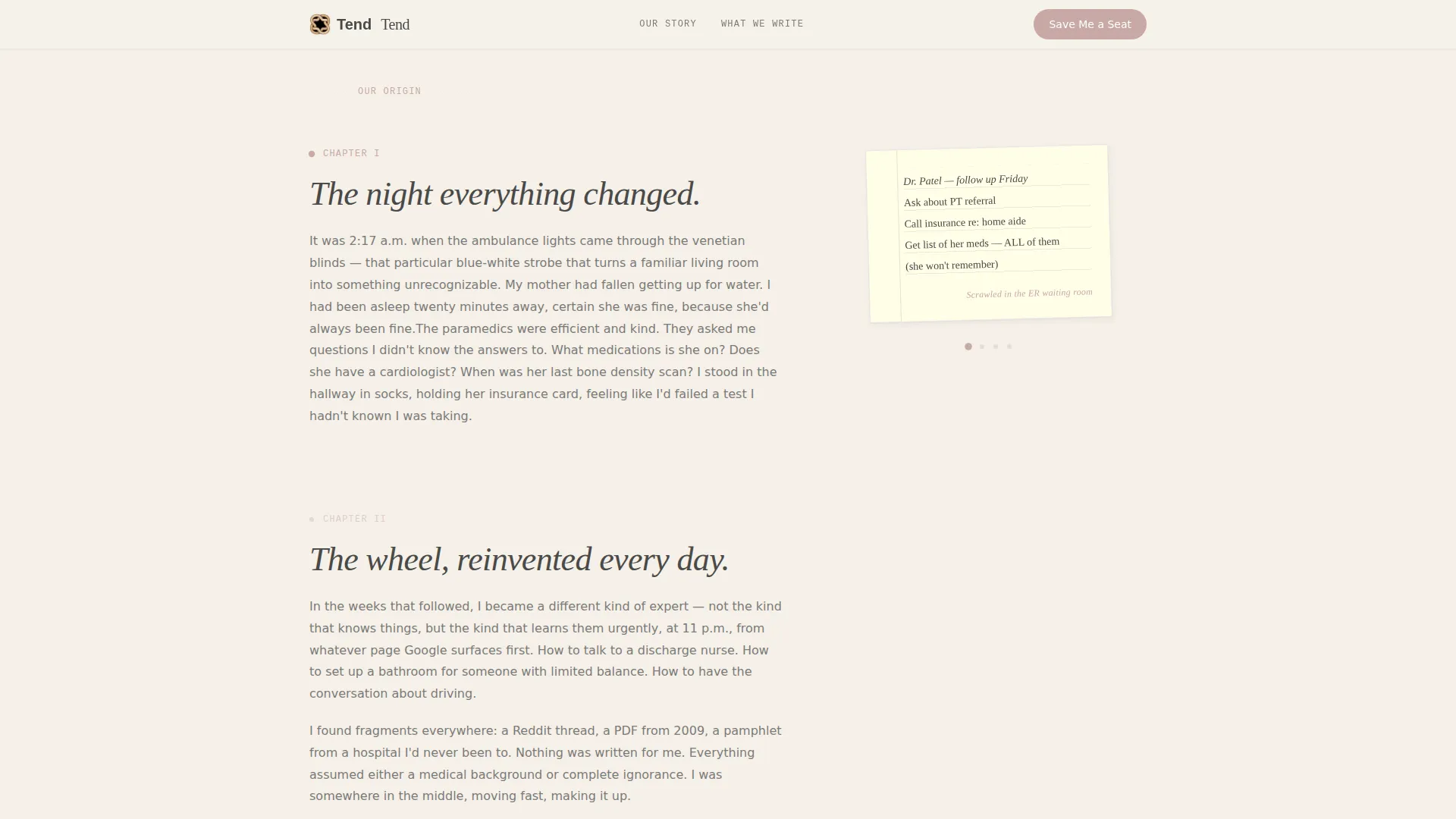 Senior Care Blog & Media Pre-Launch Website Template