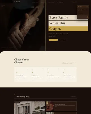 Senior Care Blog Landing Page Template