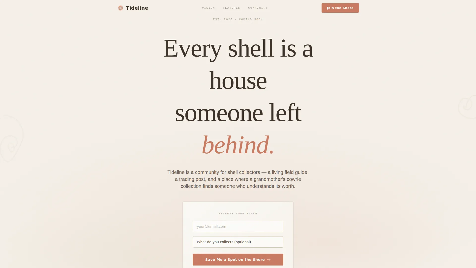 Hobby & Passion Content Premium Pre-Launch Website Template
