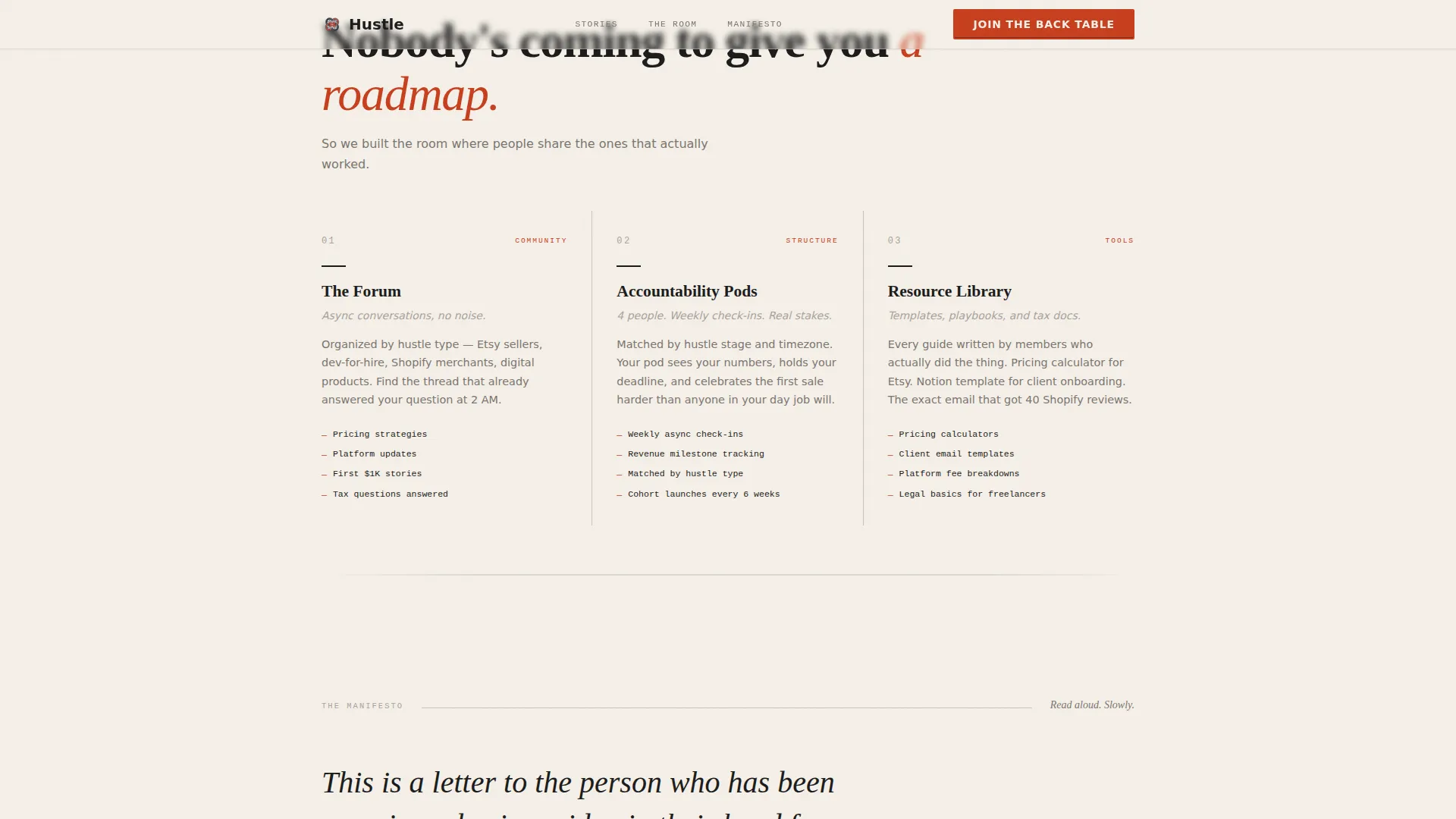 Bold Side Hustle Community Landing Page Template